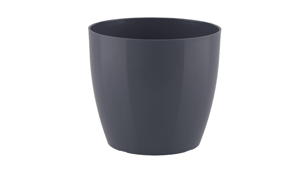 Paperflow Pot de fleurs San Remo, diamtre 20 cm - Gris anthracite