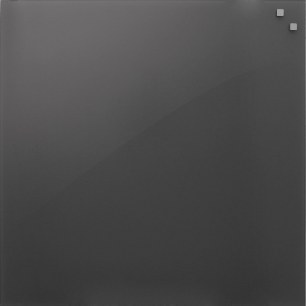 Naga Tableau verre tremp Square - Surface magntique - L.45xH.45 cm - Gris