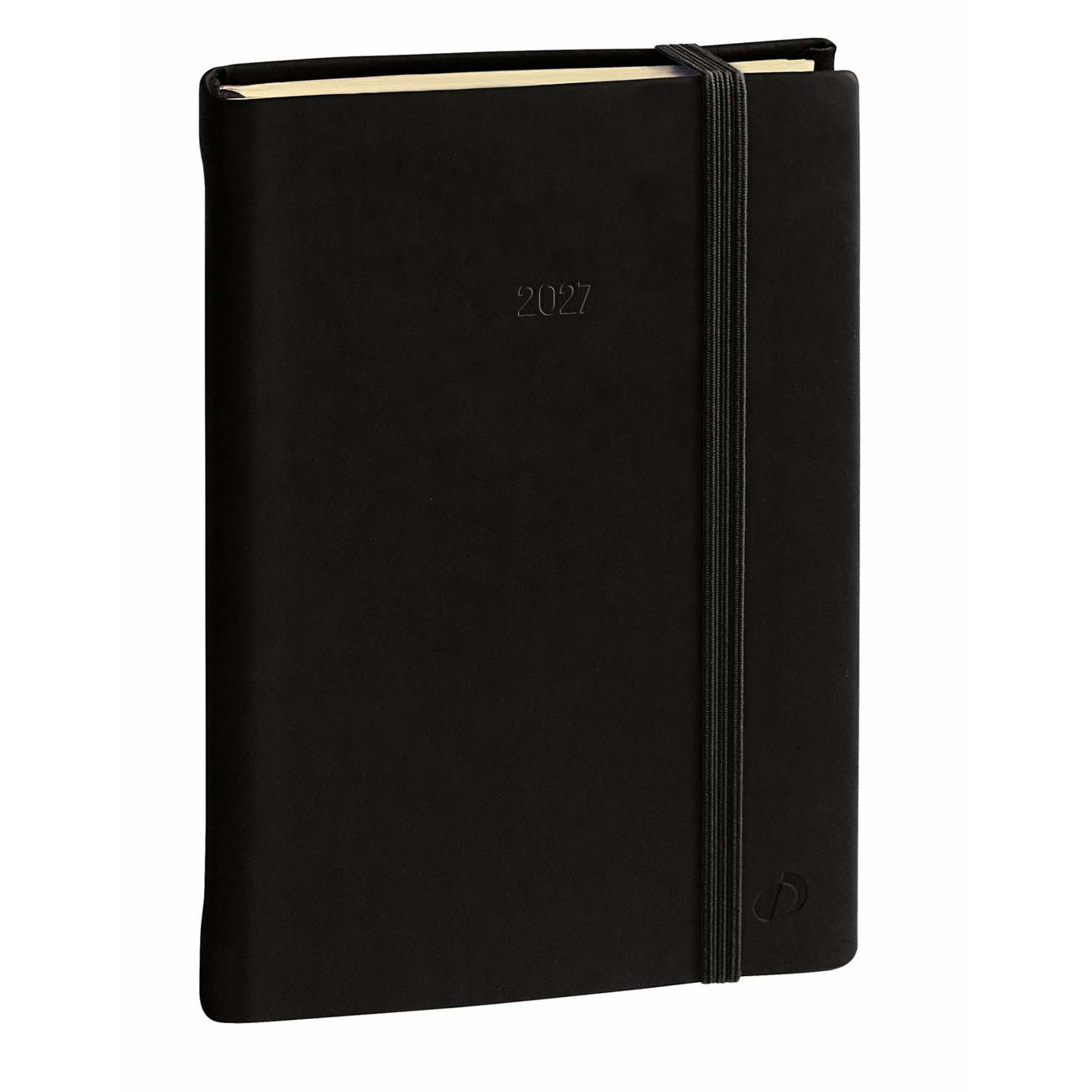 Quo Vadis Agenda semainier Président Fas Silk - 21 x 27 cm - Noir fermeture élastique - 2026