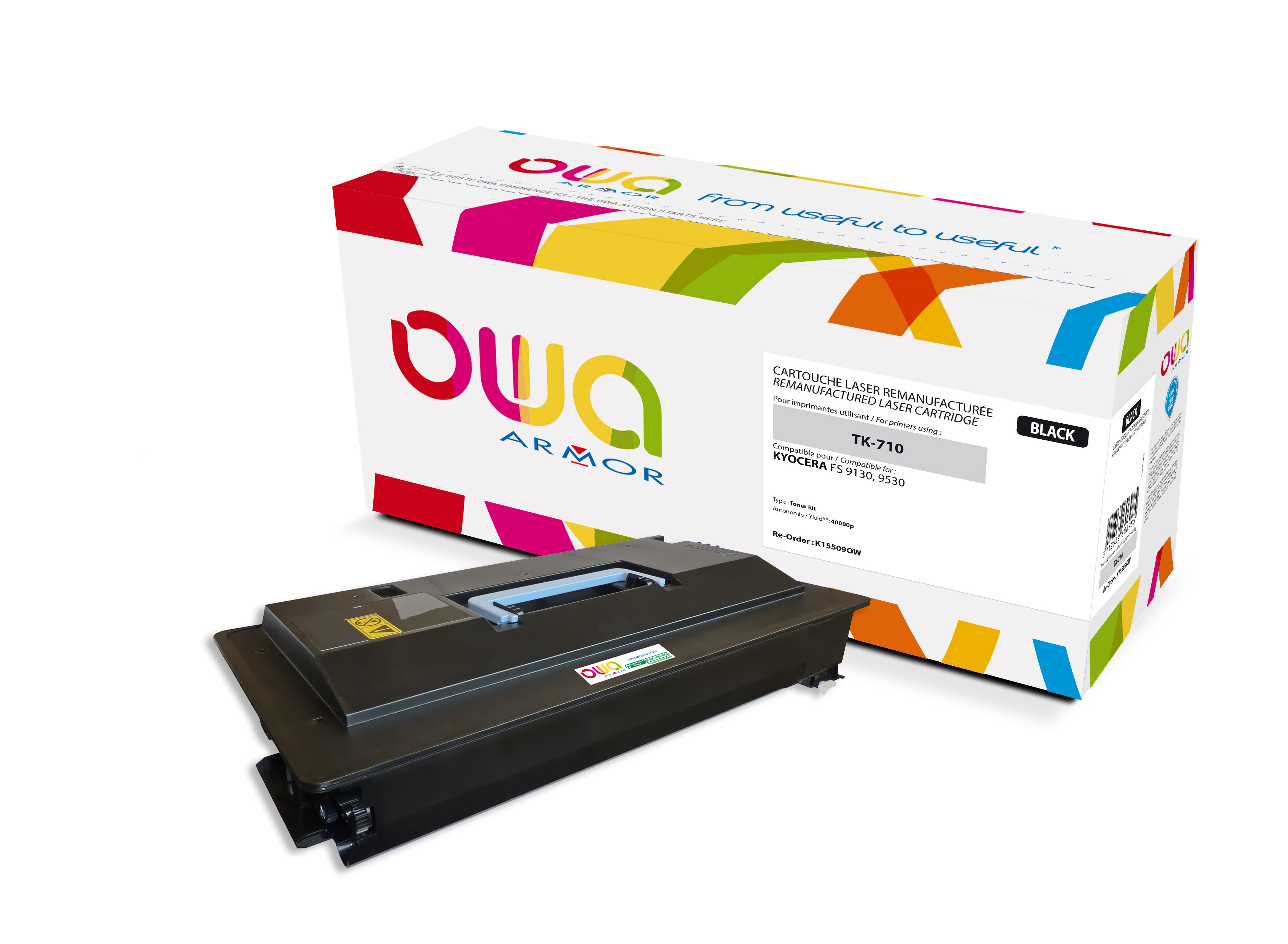 OWA Toner compatible KYOCERA TK-710 - K15509OW - Noir