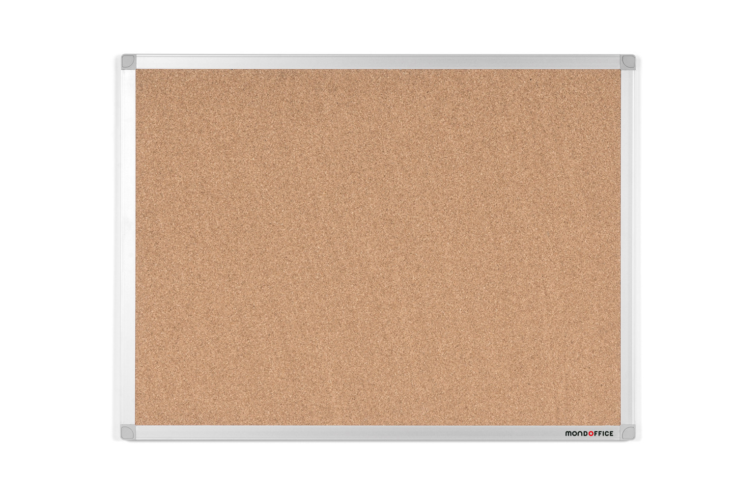 MONDOFFICE Tableau d'affichage en liège - 45 x 60 cm - cadre aluminium