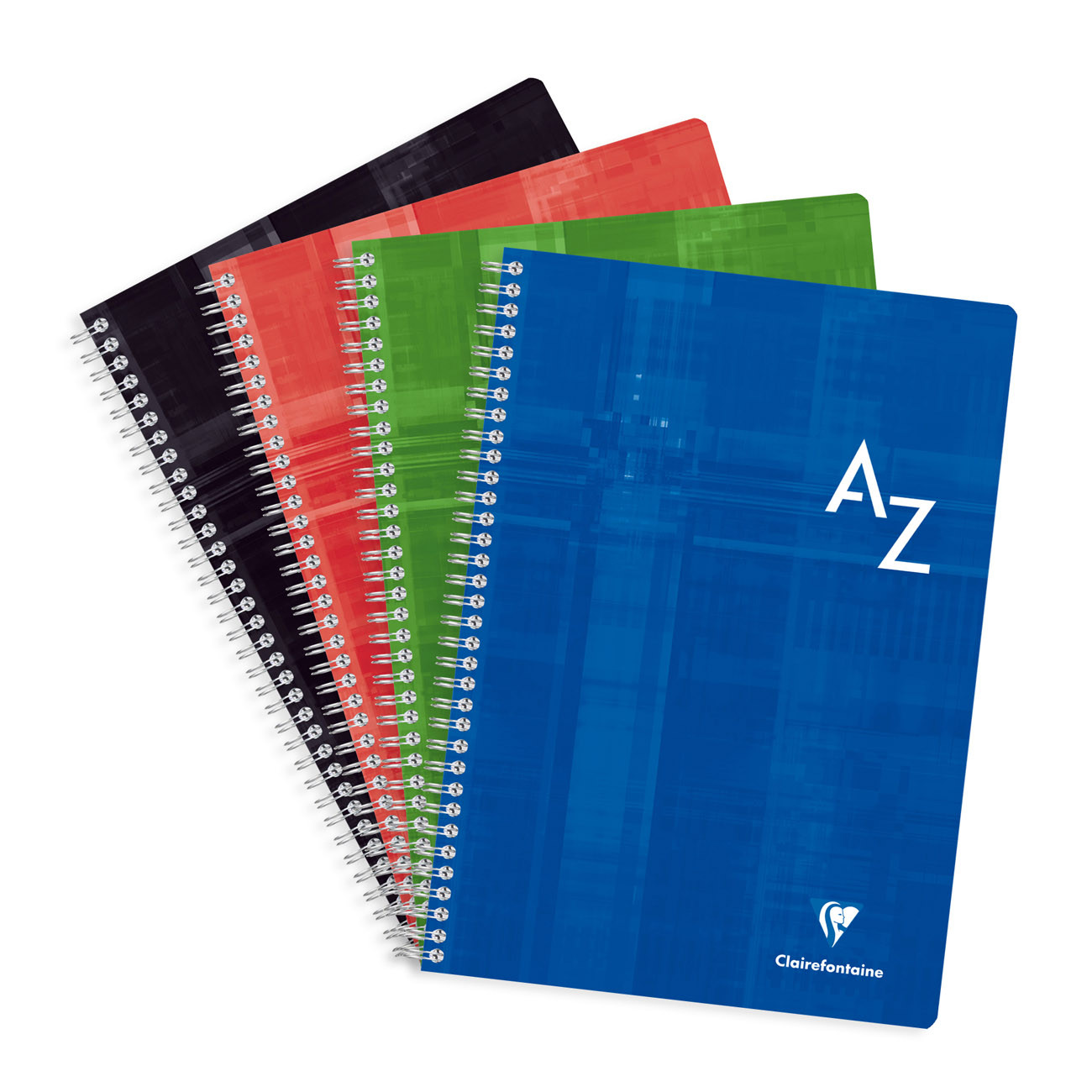 Clairefontaine Répertoire alphabétique à spirales 21 x 29,7 cm - 180 pages - 90g - Quadrillé 5x5