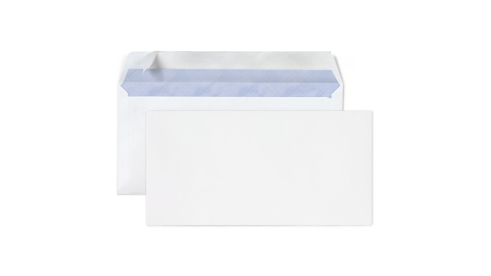 MONDOFFICE Enveloppe blanche C6 114 x 162 mm 80g sans fenêtre - autocollante bande protectrice - Lot de 500