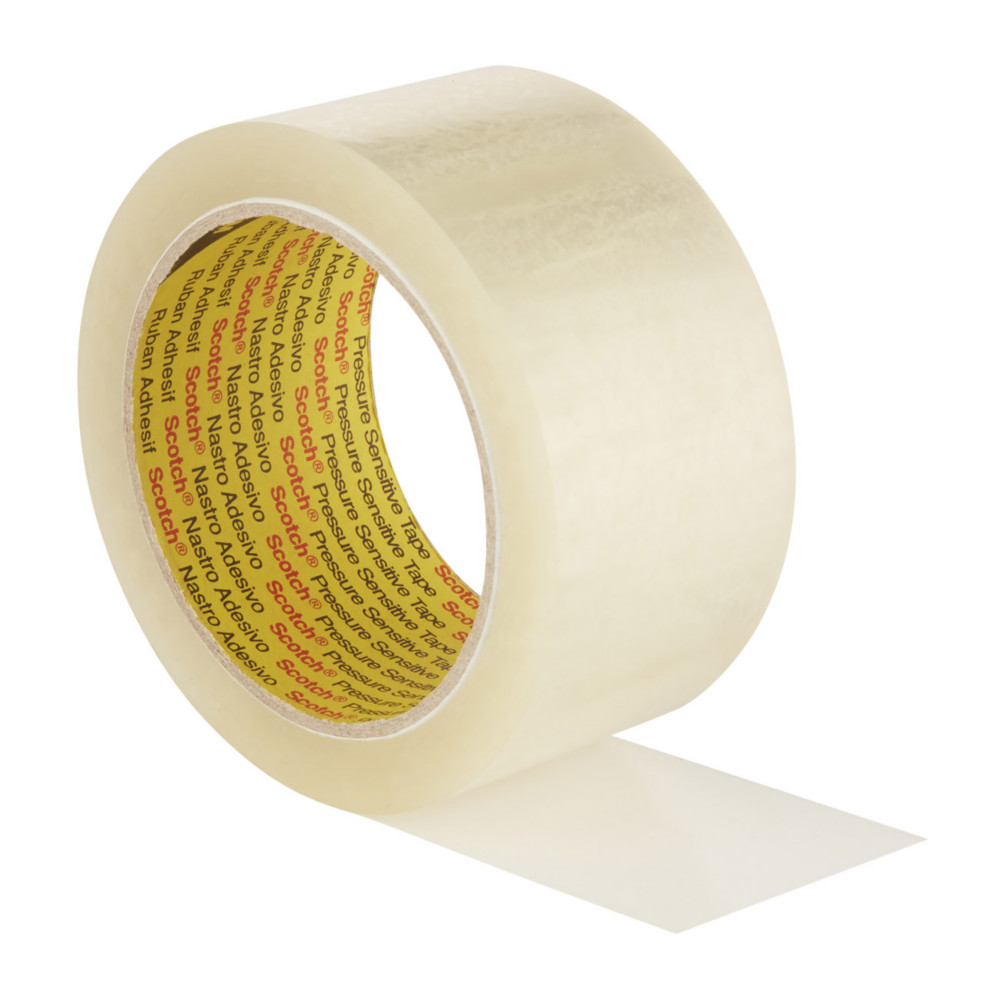 Scotch Ruban adhsif d'emballage polypropylne silencieux 28 microns - 50 mm x 66 m - Transparent  - lot de 6