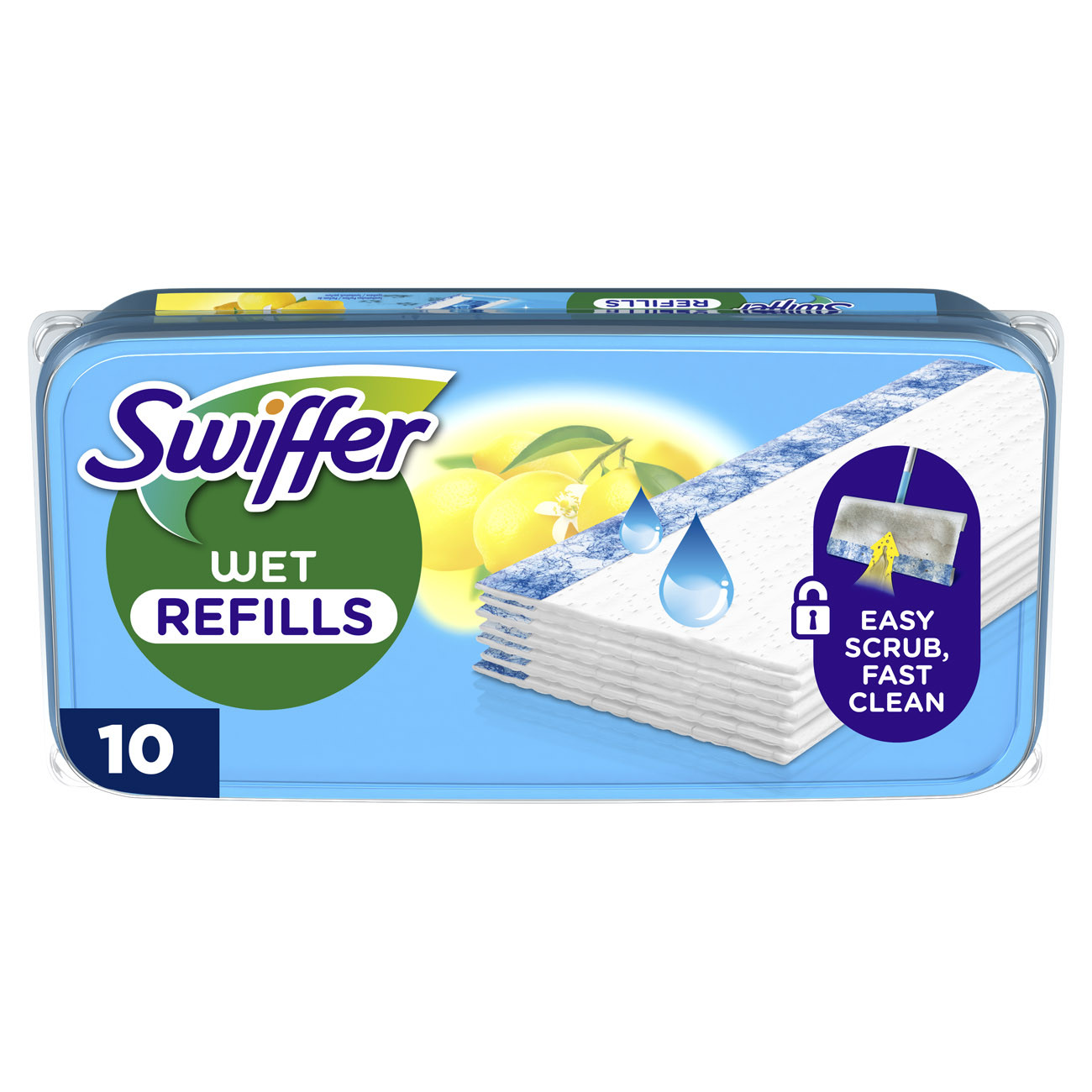Lingettes Poussières Balai Parfum Citron Swiffer La Boite De 10 Lingettes - vue 2