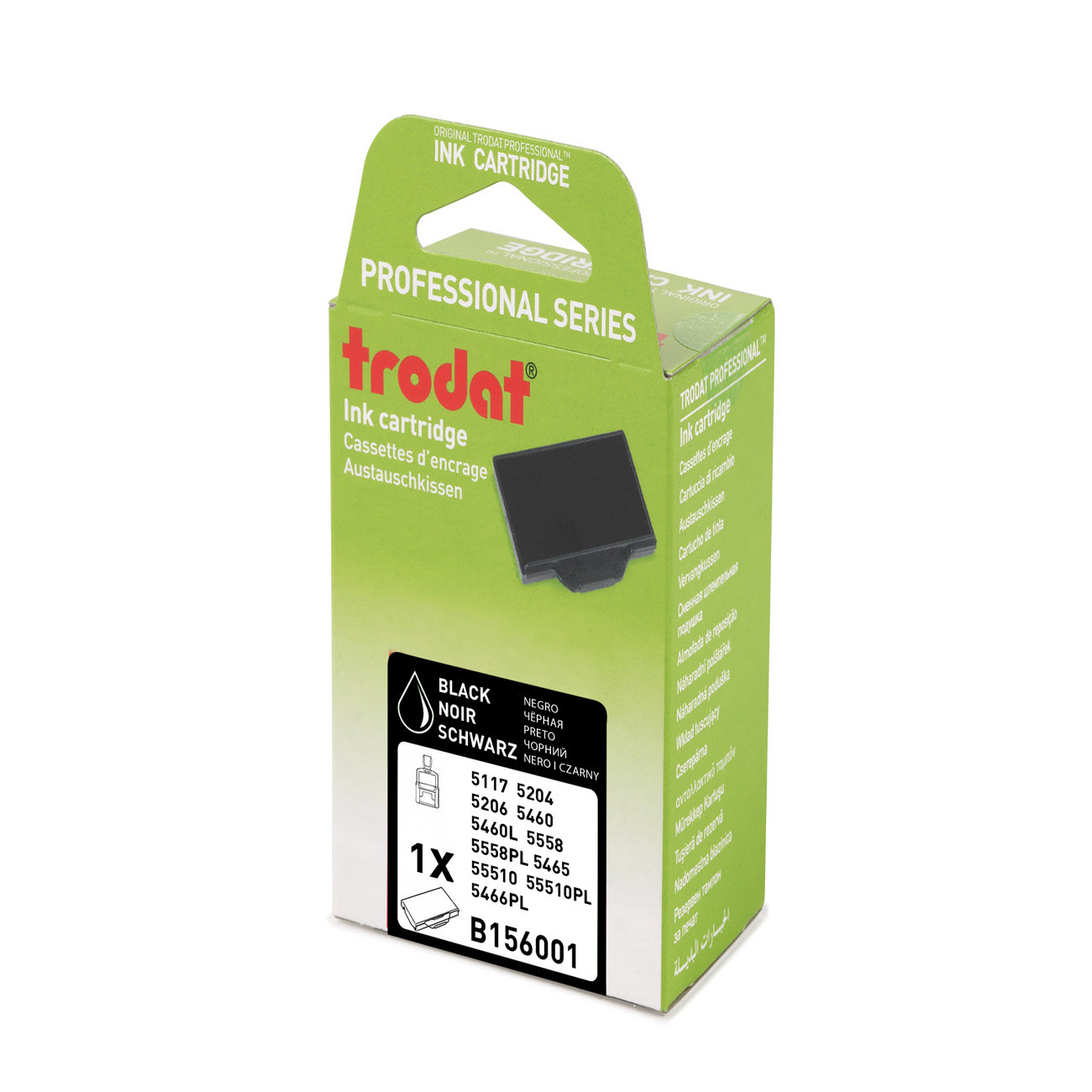 Trodat Cassette d'encre de rechange pour tampons Professional 6/56 - Noir