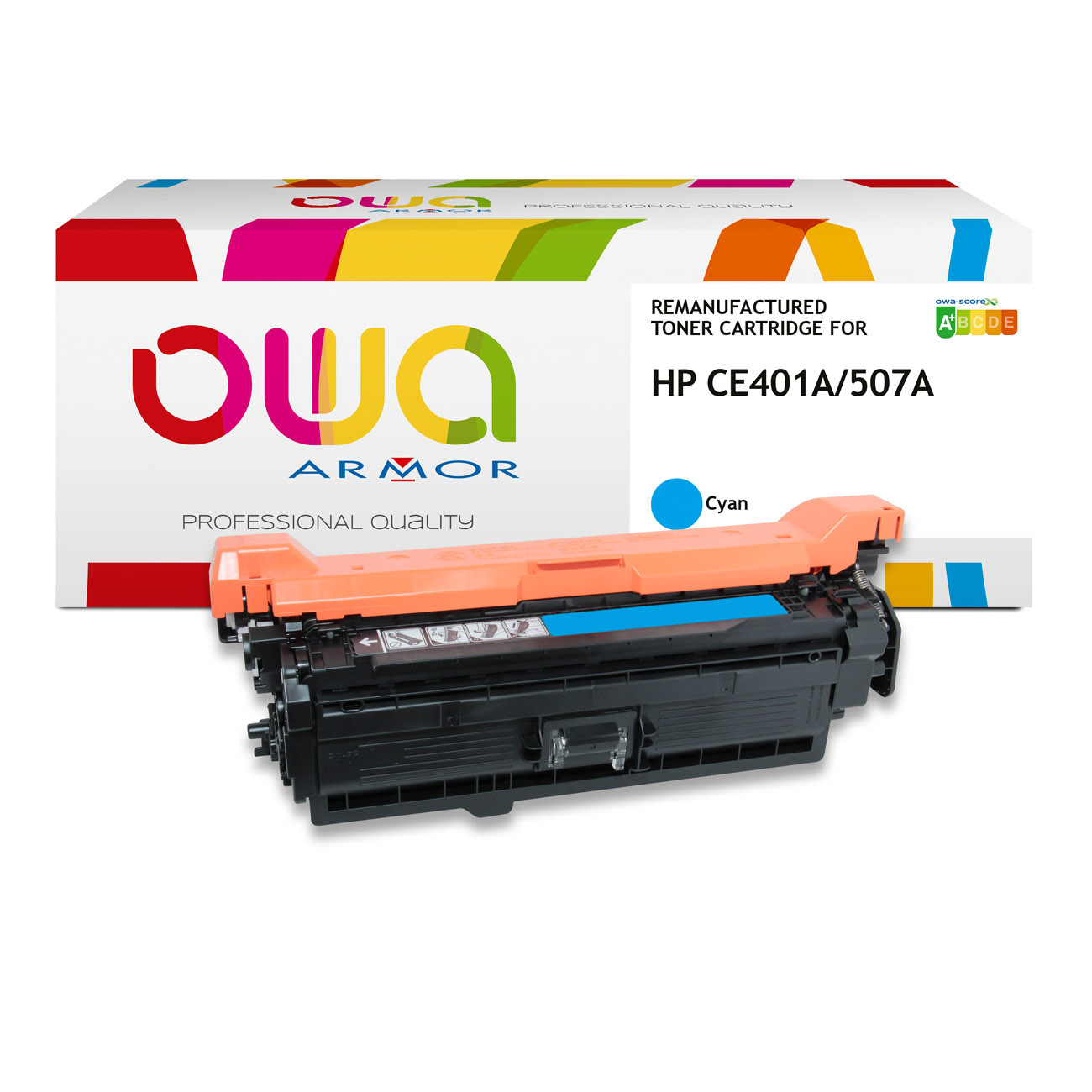 OWA Toner compatible HP 507 - K15538OW - Cyan