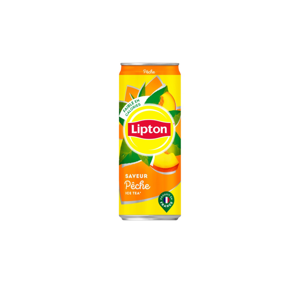 Ice Tea pche - Canette slim 33 cl - Lot de 24