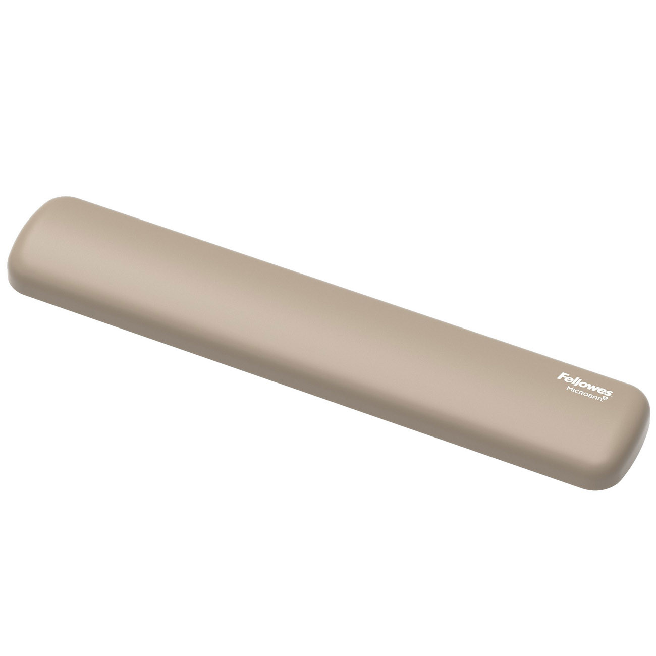 Fellowes Repose-poignet Breyta pour clavier compact - Coussin antibactérien en silicone doux - L. 32 x P. 6 cm - Sable