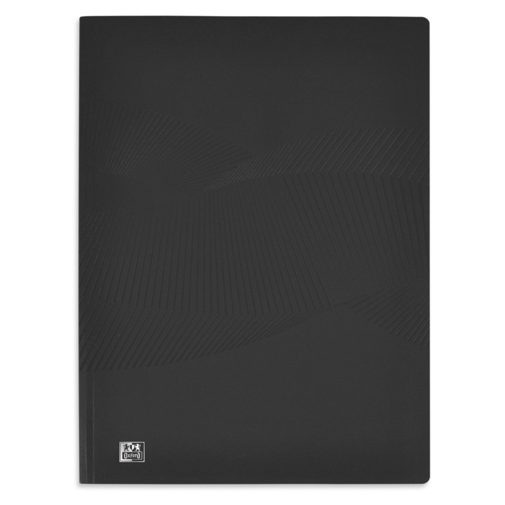 Oxford Porte vues Osmose A4 - Polypropylne - 40 pochettes - 80 vues - Noir