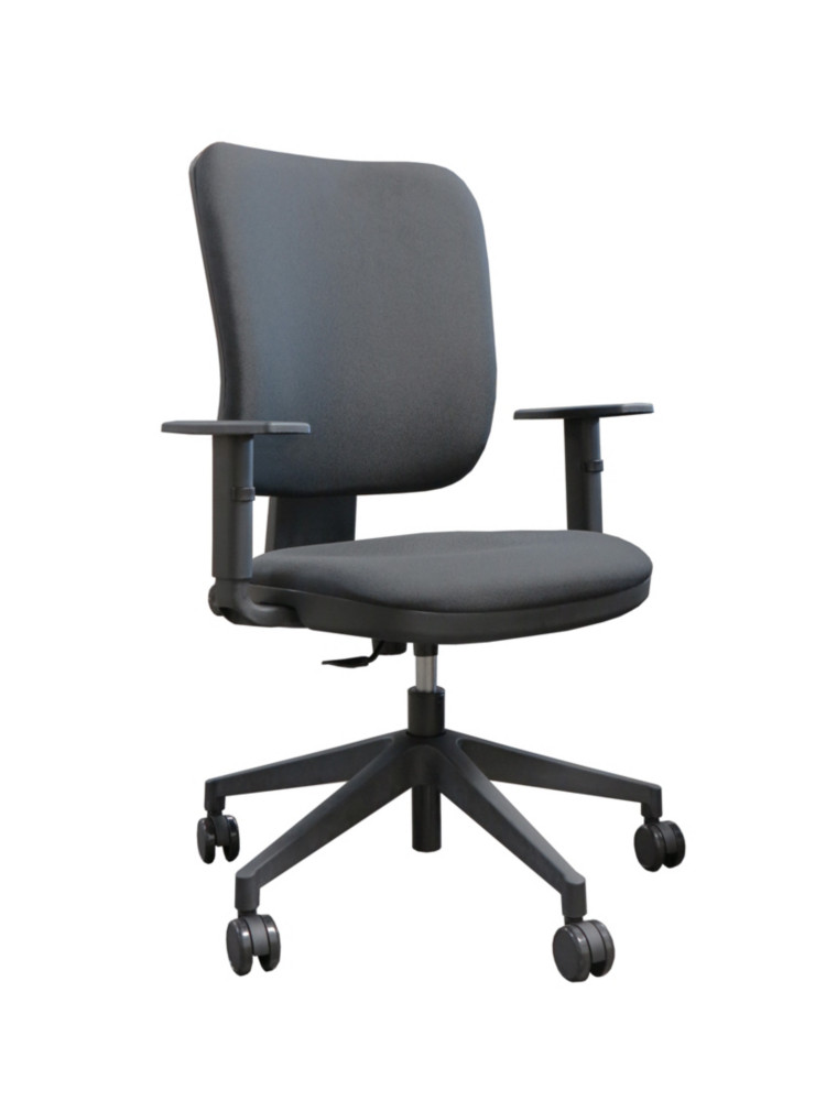 Sige de bureau EROS - Tissu rembourr - Gris