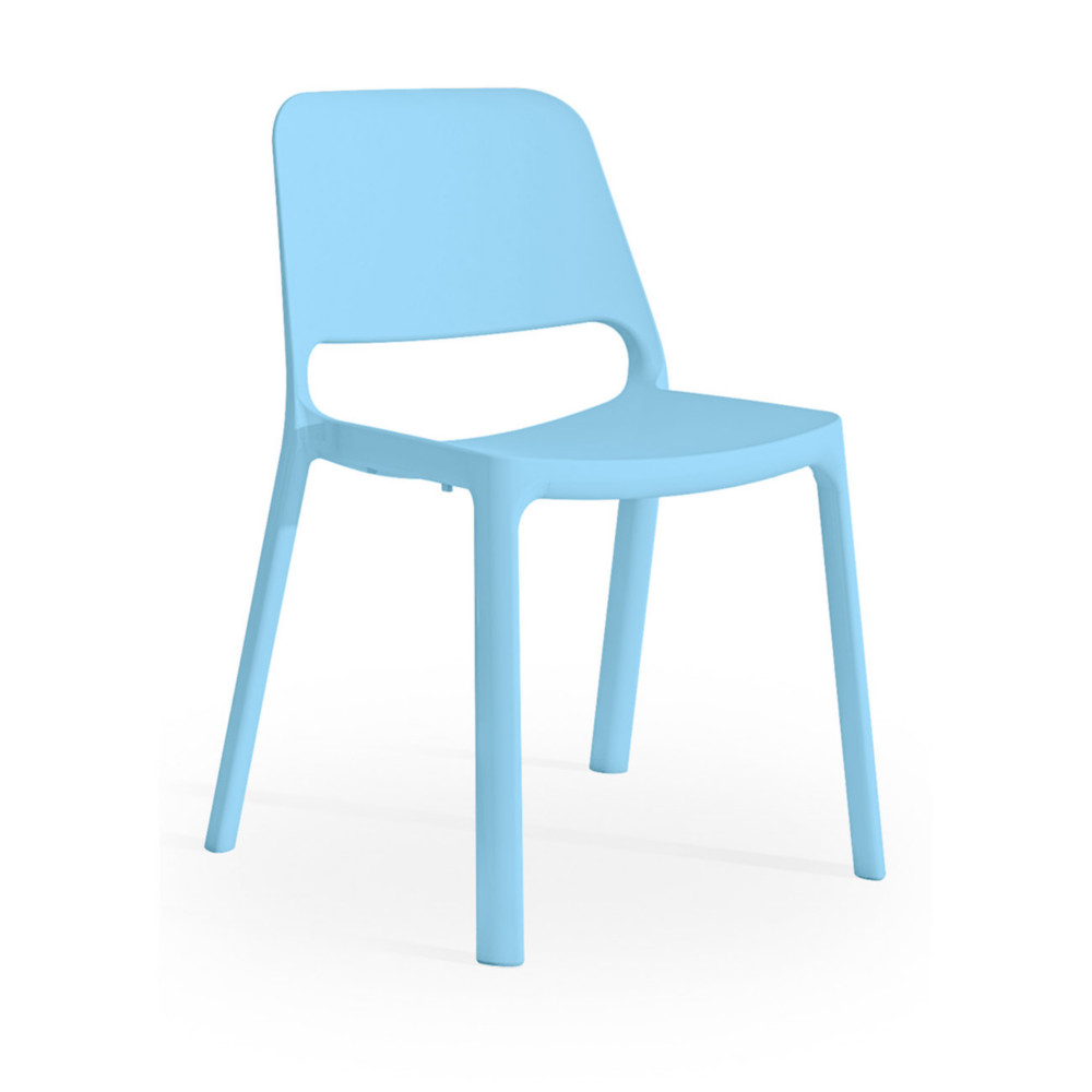 Chaise d'intrieur extrieur Nuke en Nylon Bleu