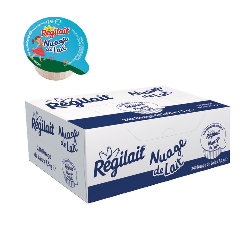 Regilait Lait entier concentr - Bote de 240 coupelles