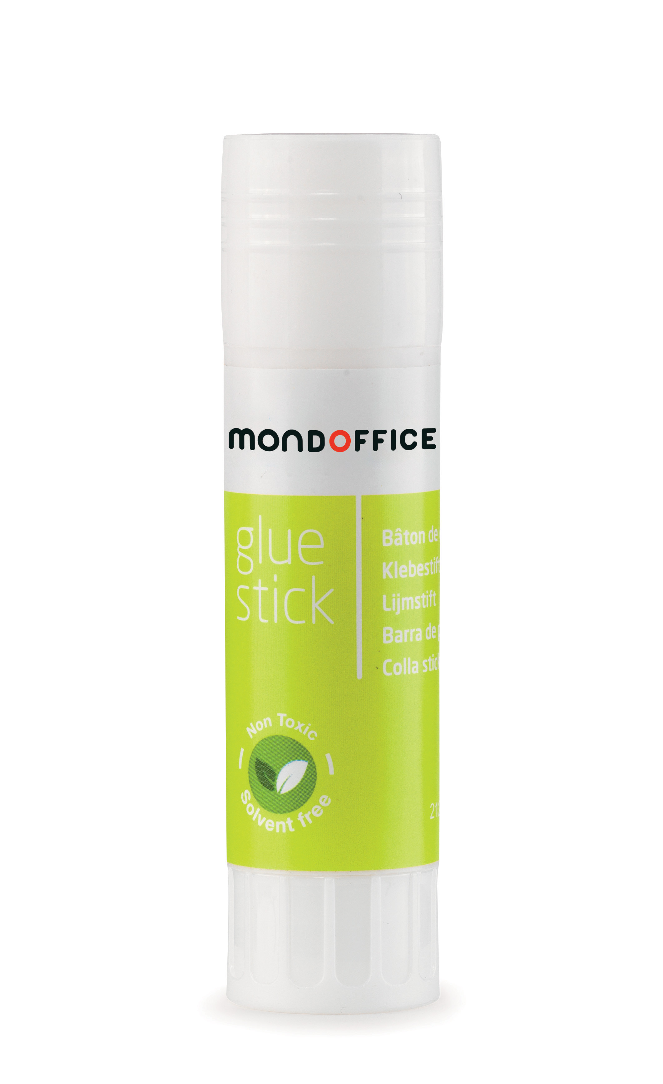 MONDOFFICE Bâton de colle fait à partir de composants naturels, sans solvant, non toxique, 10 g, transparent