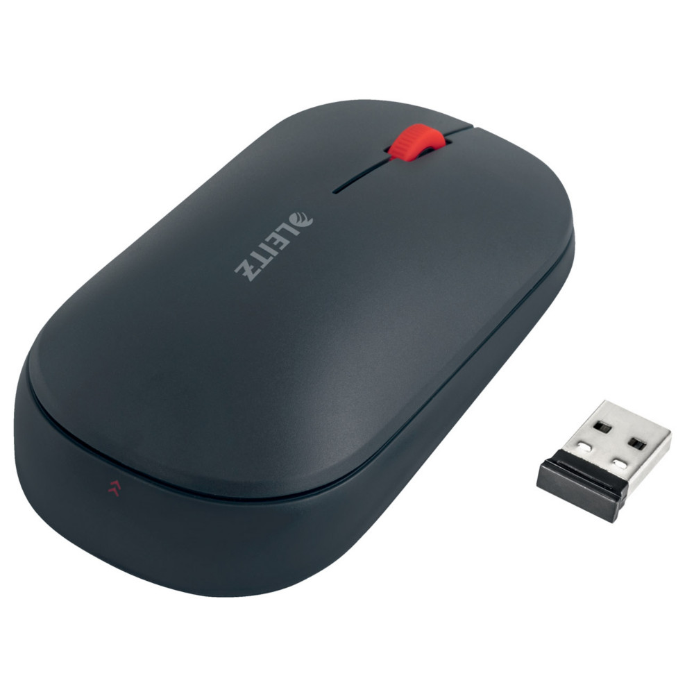 Leitz Souris sans fil ambidextre Cosy Dual Sure Track - Bluetooth - Noir