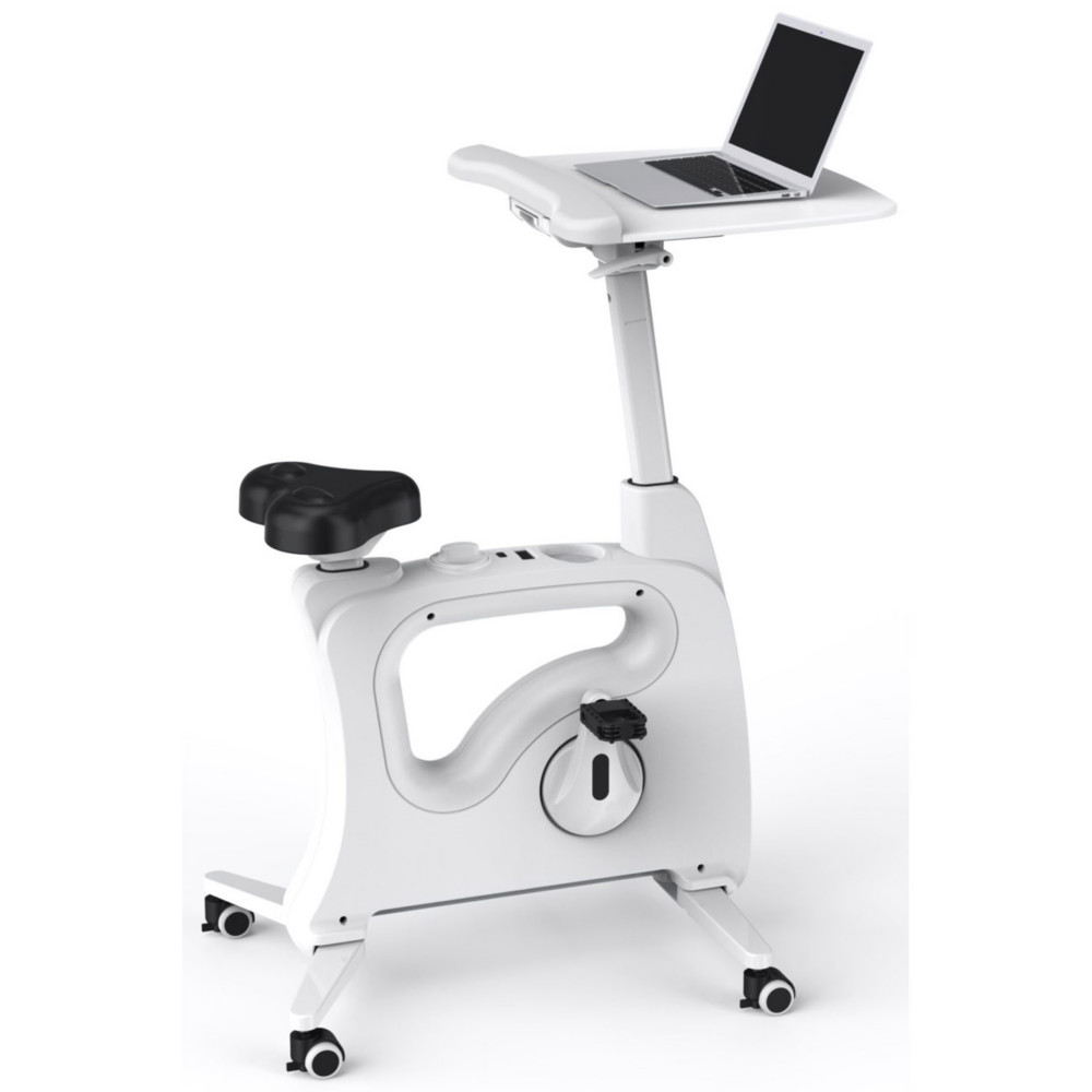 Vlo-bureau First 123 x 59 cm avec table rglable 50 x 56 cm