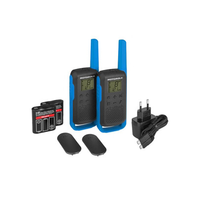 Motorola TALKABOUT T62 radio bidirectionnelle 16 canaux 12500 MHz Noir, Bleu