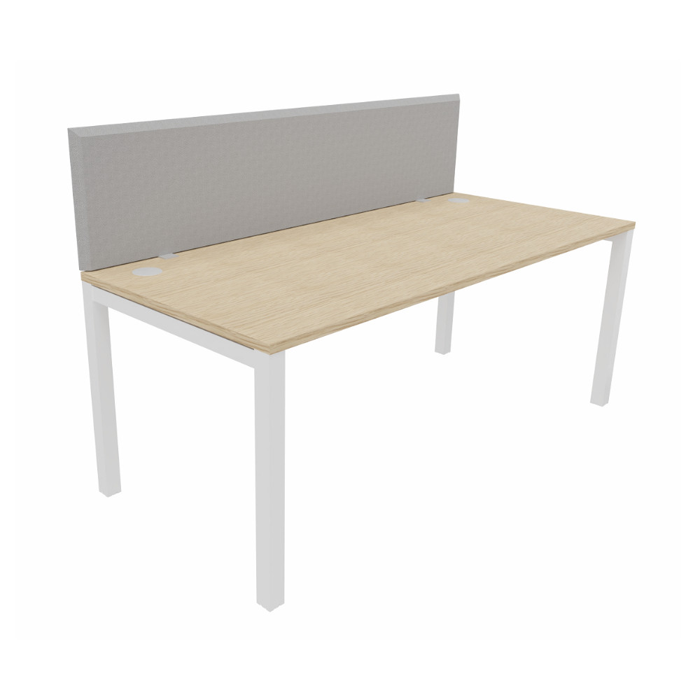 cran sparation acoustique individuel Zitto H .48 x L. 160 cm - Gris - Avec pince de fixation