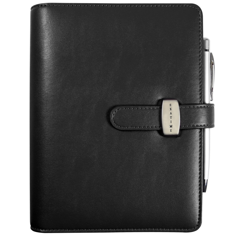 Exacompta Organiseur Exatime Dual 17  - semainier 15 x 19 cm, porte-monnaie intgr - Noir - 16 mois septembre 2025  dcembre 2026