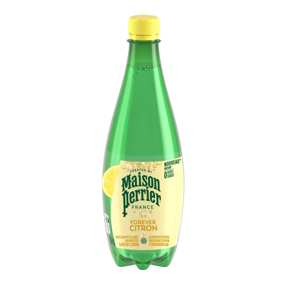 Maison Perrier Forever Boisson ptillante aromatise saveur citron - Lot de 24 bouteilles PET 50cl