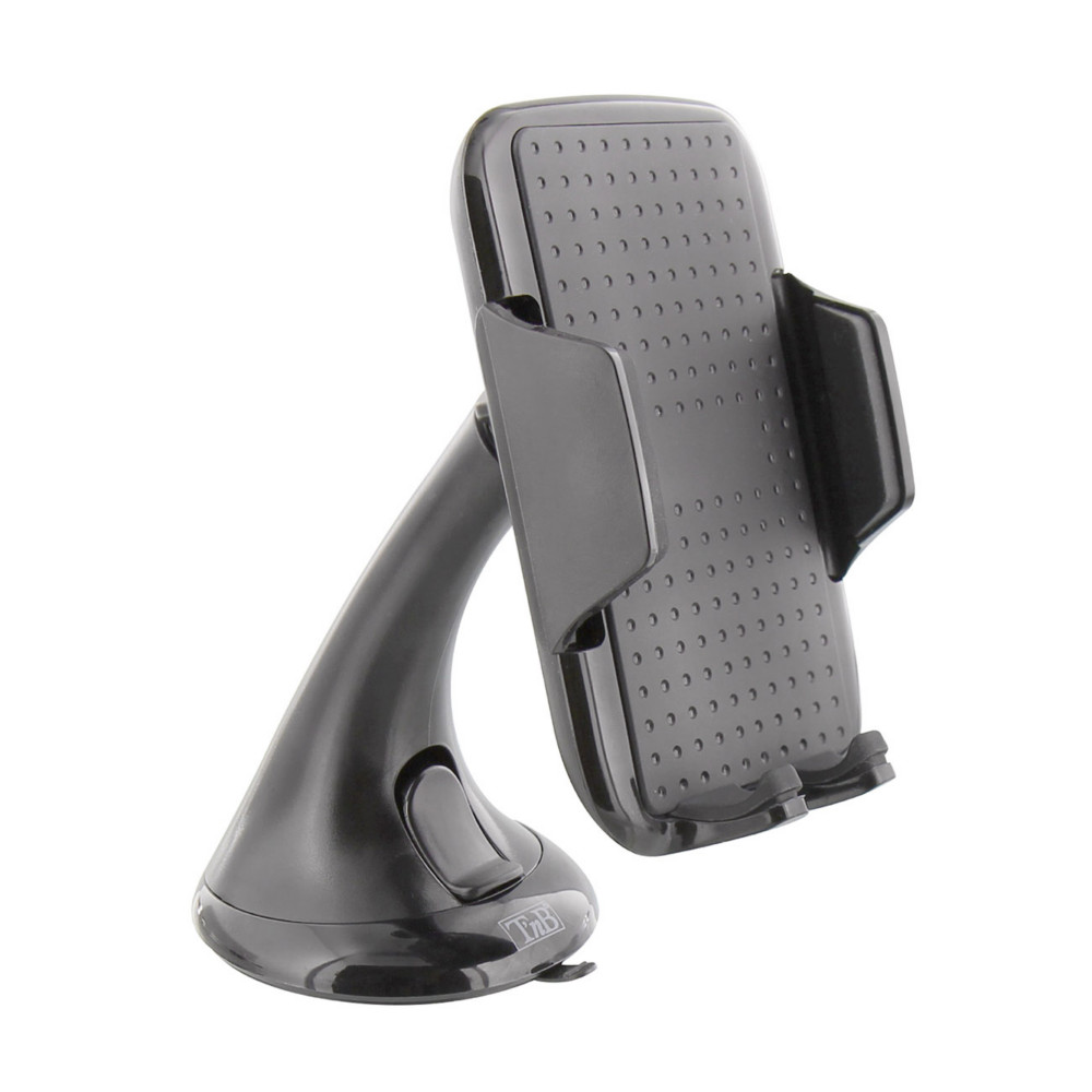 TNB Support smartphone voiture, Fixation ventouse, noir