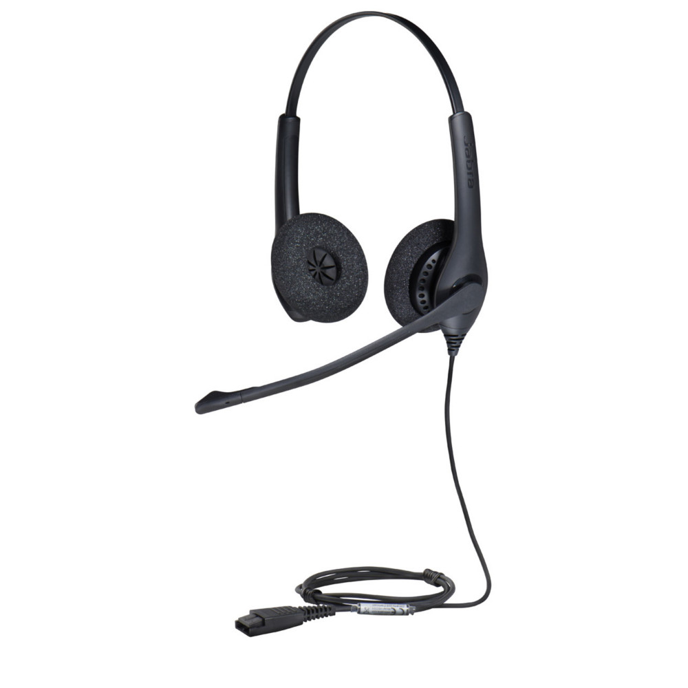 Jabra Biz 1500 Duo Casque filaire QD