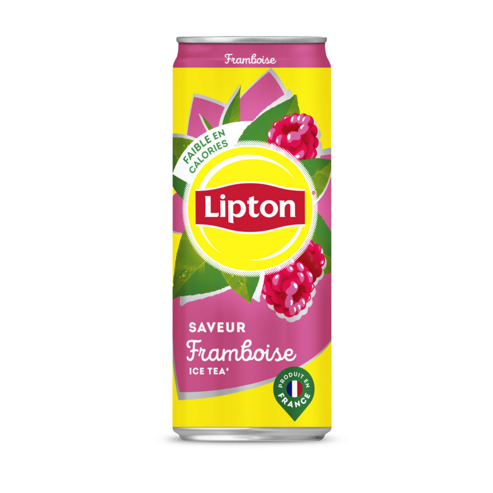 Lipton framboise canette 33 cl - Lot de 24