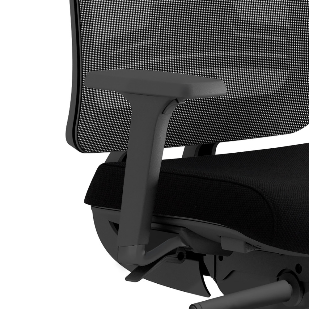 Accoudoirs rglables 4D pour sige Tarah - Noir
