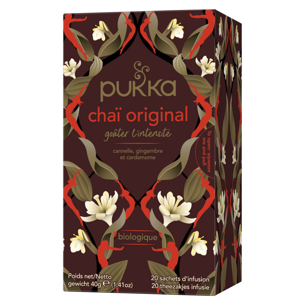 Lipton Th cha original Pukka - Infusion agriculture biologique - Botes de 20 sachets