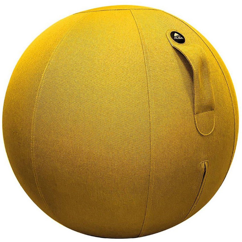 Alba ErgoBall - Sige ballon ergonomique - Tissu Jaune