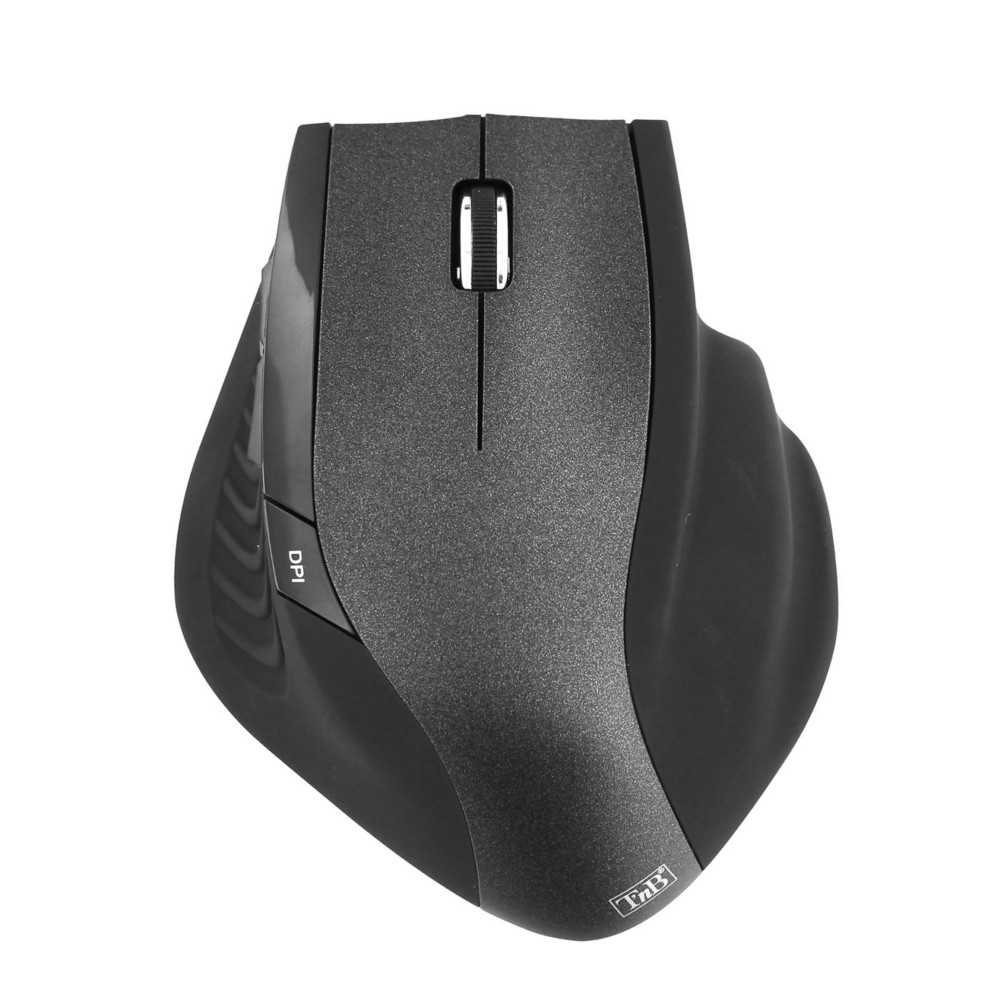 TNB Souris Ergonomique Ergoline sans fil 2,4 GHz - Noir