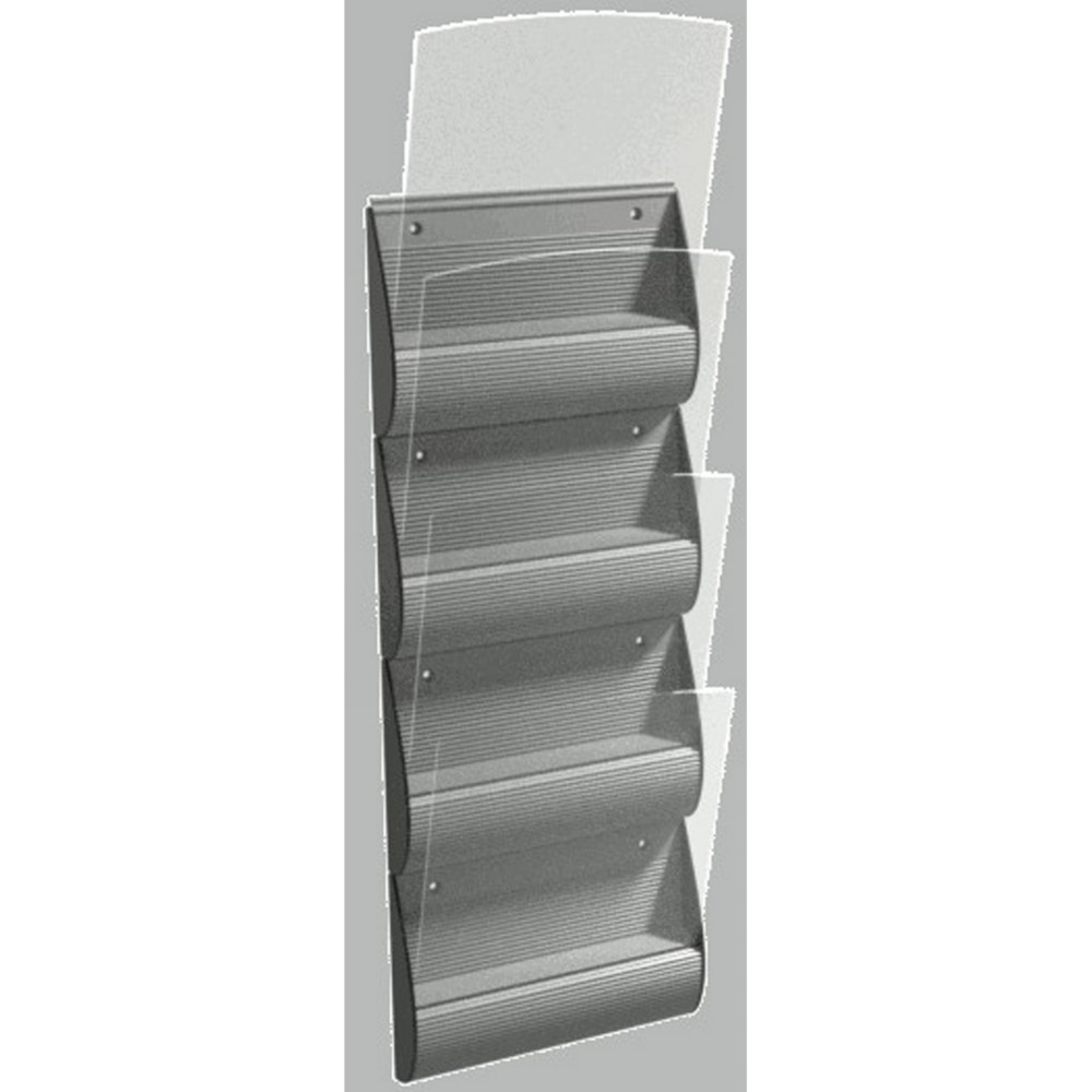 Paperflow Prsentoir mural Grale 4 cases A4 - Gris