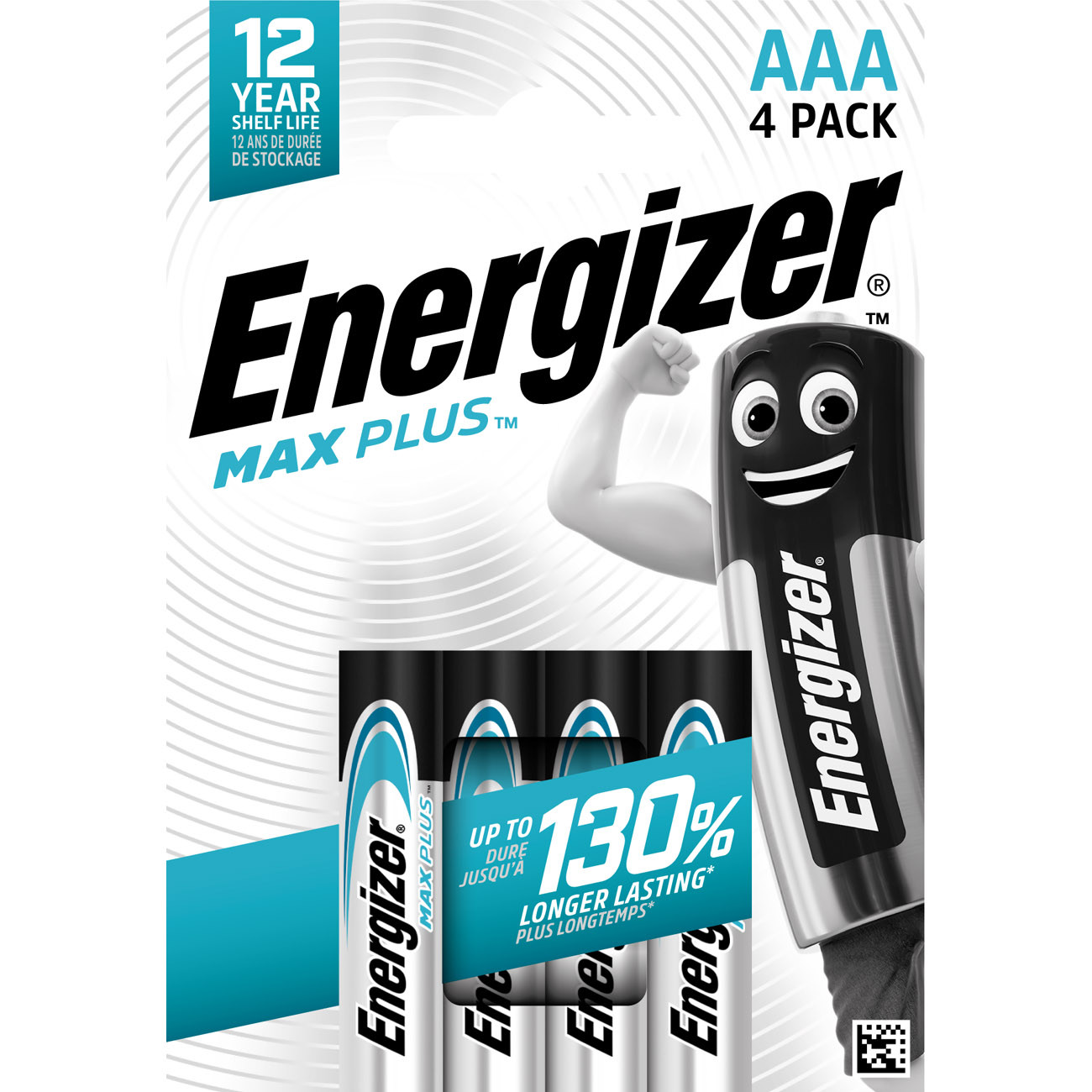 Energizer Pile alcaline AAA / LR3 Max Plus - Lot de 4