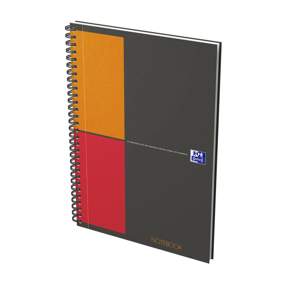 Oxford Cahier  spirale Notebook 17,6 x 25 cm - 80g - Petits carreaux 5x5 - 160 pages