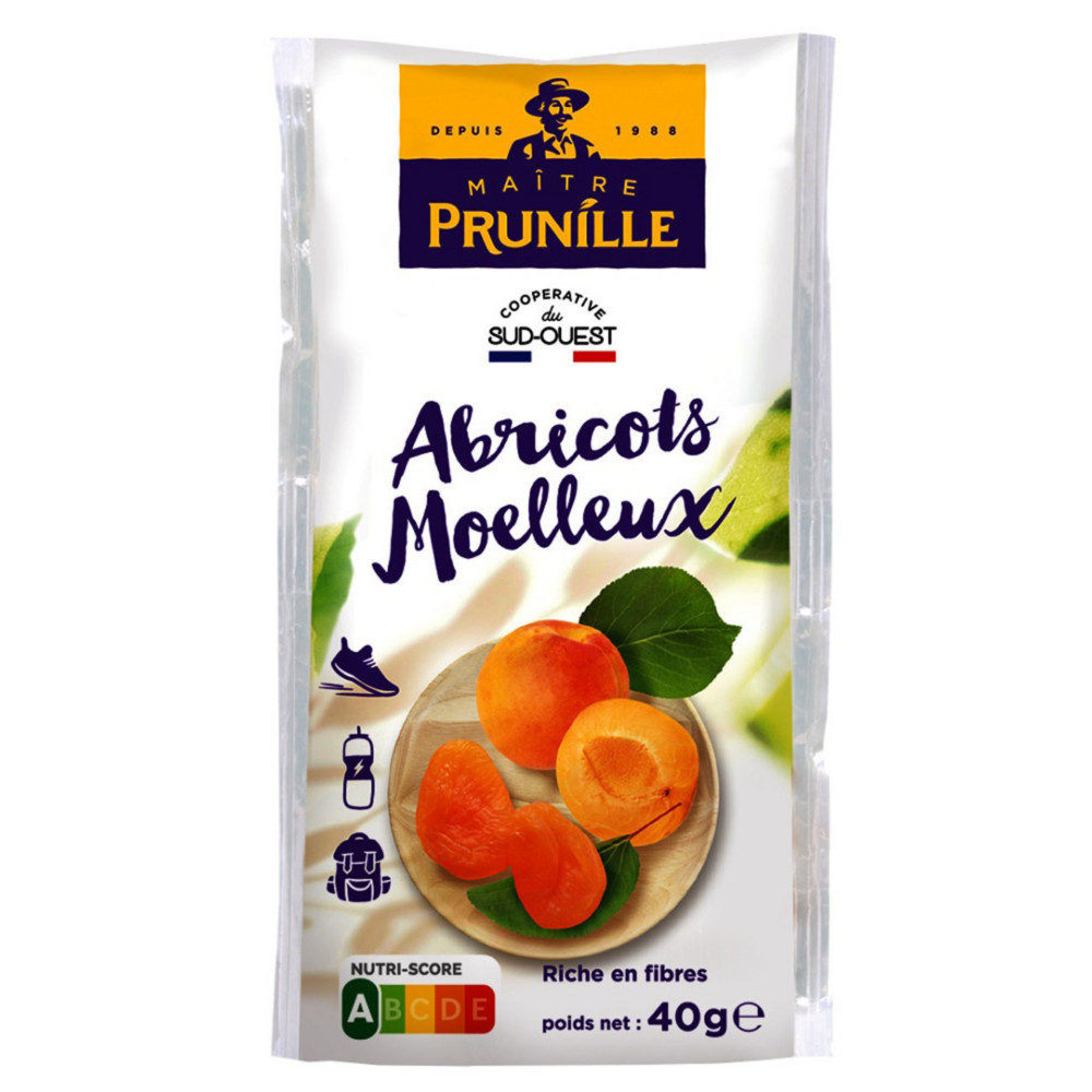 Matre Prunille Sachet abricots moelleux - Paquet de 40 g