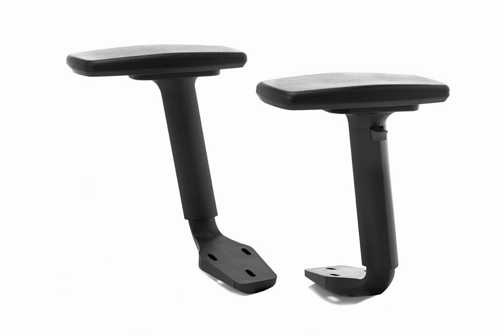 Accoudoirs 3D pour Sige de bureau Tekna - Noir - Hauteur, profondeur, largeur rglables