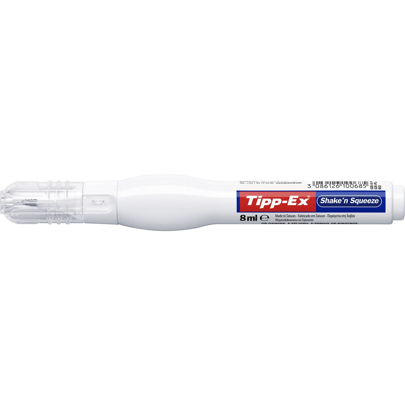 Tipp-Ex Shake’n’Squeeze Correcteur liquide avec pointe de précision - 8 ml