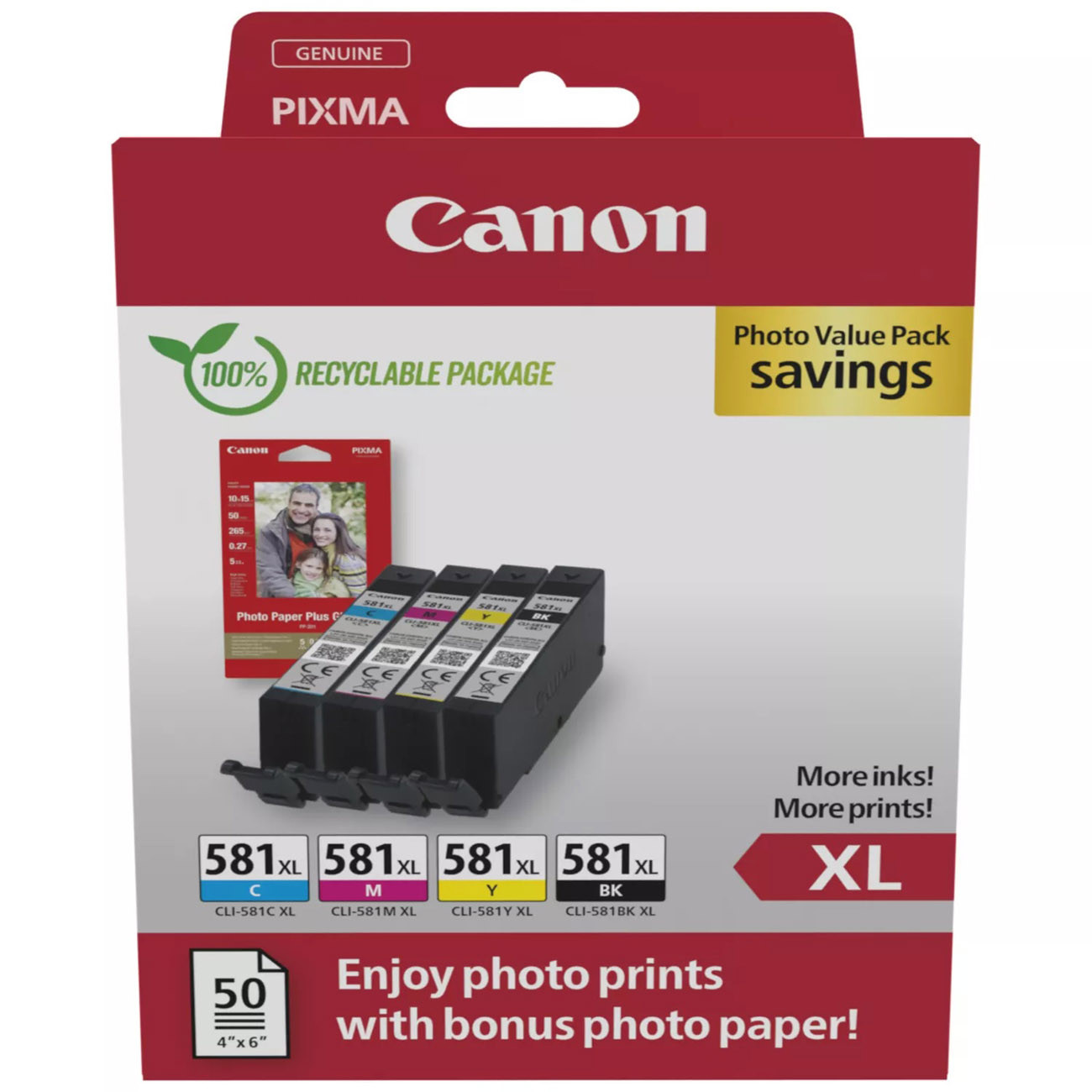 Canon 2052C006 === Cartouche couleur original - vue 7