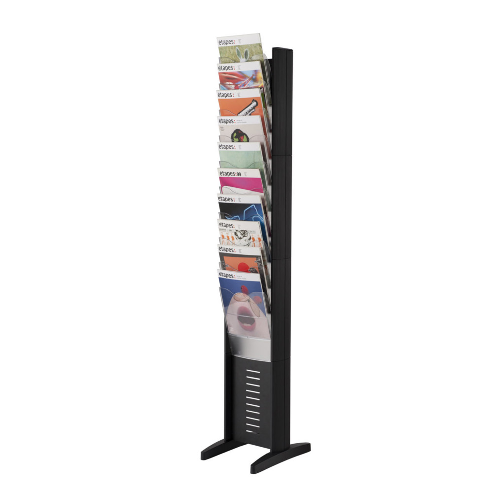 Paperflow Prsentoir simple face EasyDisplay - 10 cases - Noir