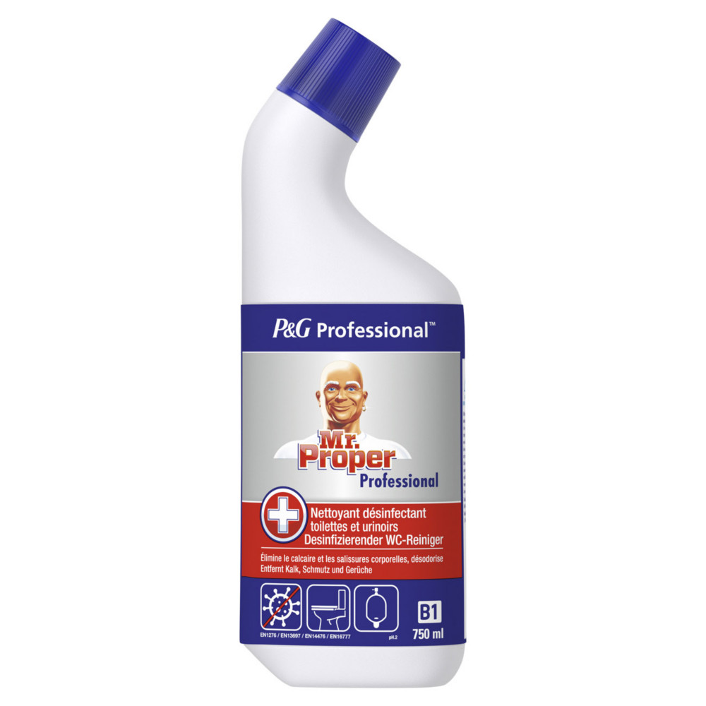 Mr. Proper Professional gel WC  Nettoyant dsinfectant B1 - Flacon de 750 ml