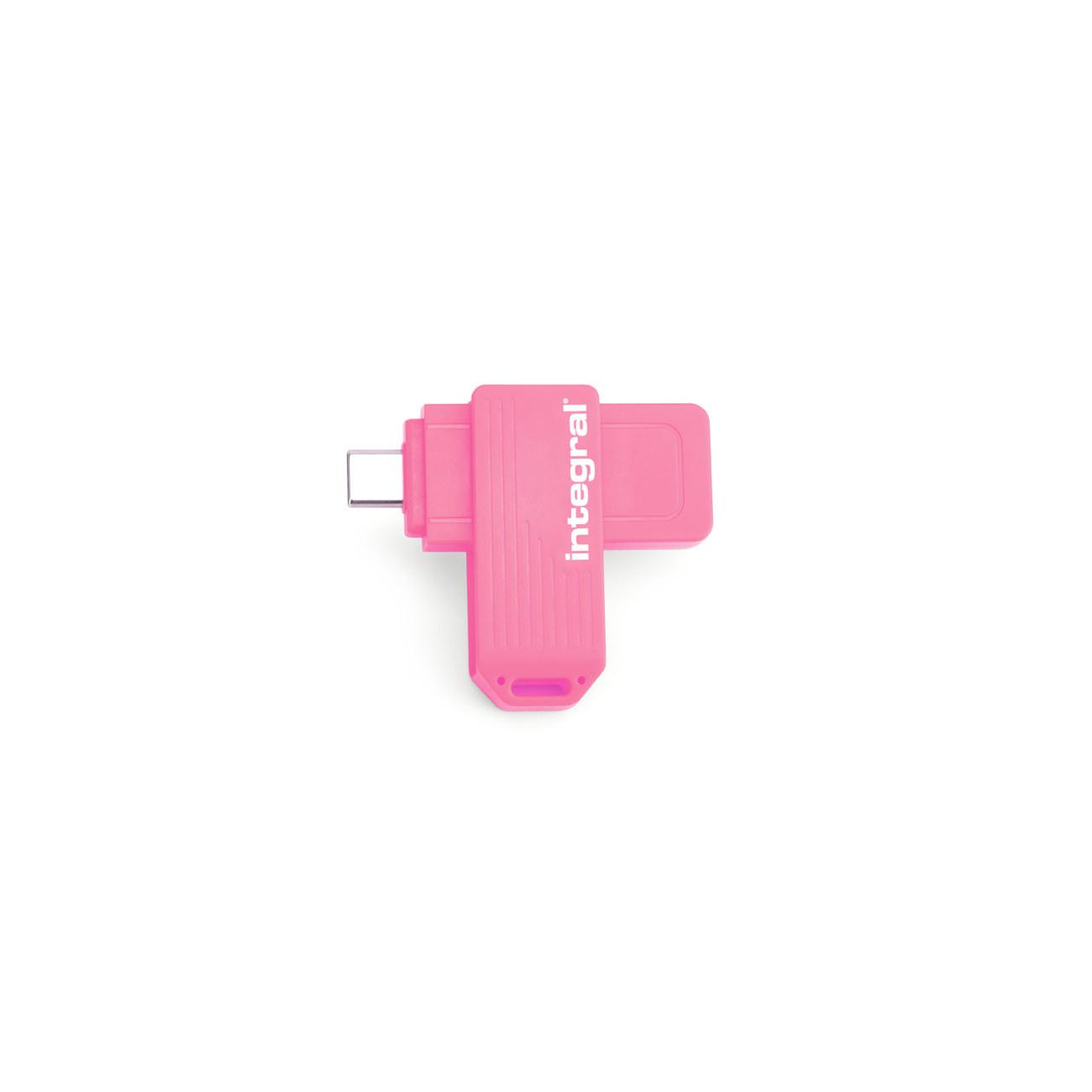 INTEGRAL MEMORY Clé USB-C 3,2 Gen 1 - Swivel Neon 32 Go - Rose
