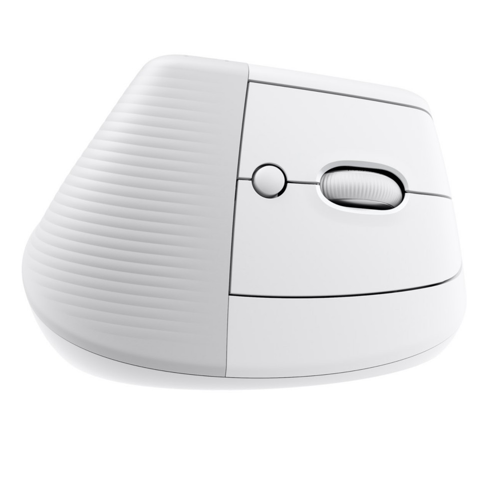 Logitech Souris ergonomique verticale sans fil Lift pour droitier - Blanc