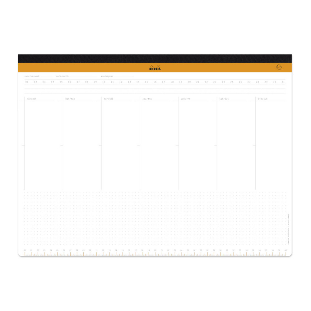 Rhodia Sous-main semainier non dat 42 x 30,9 cm