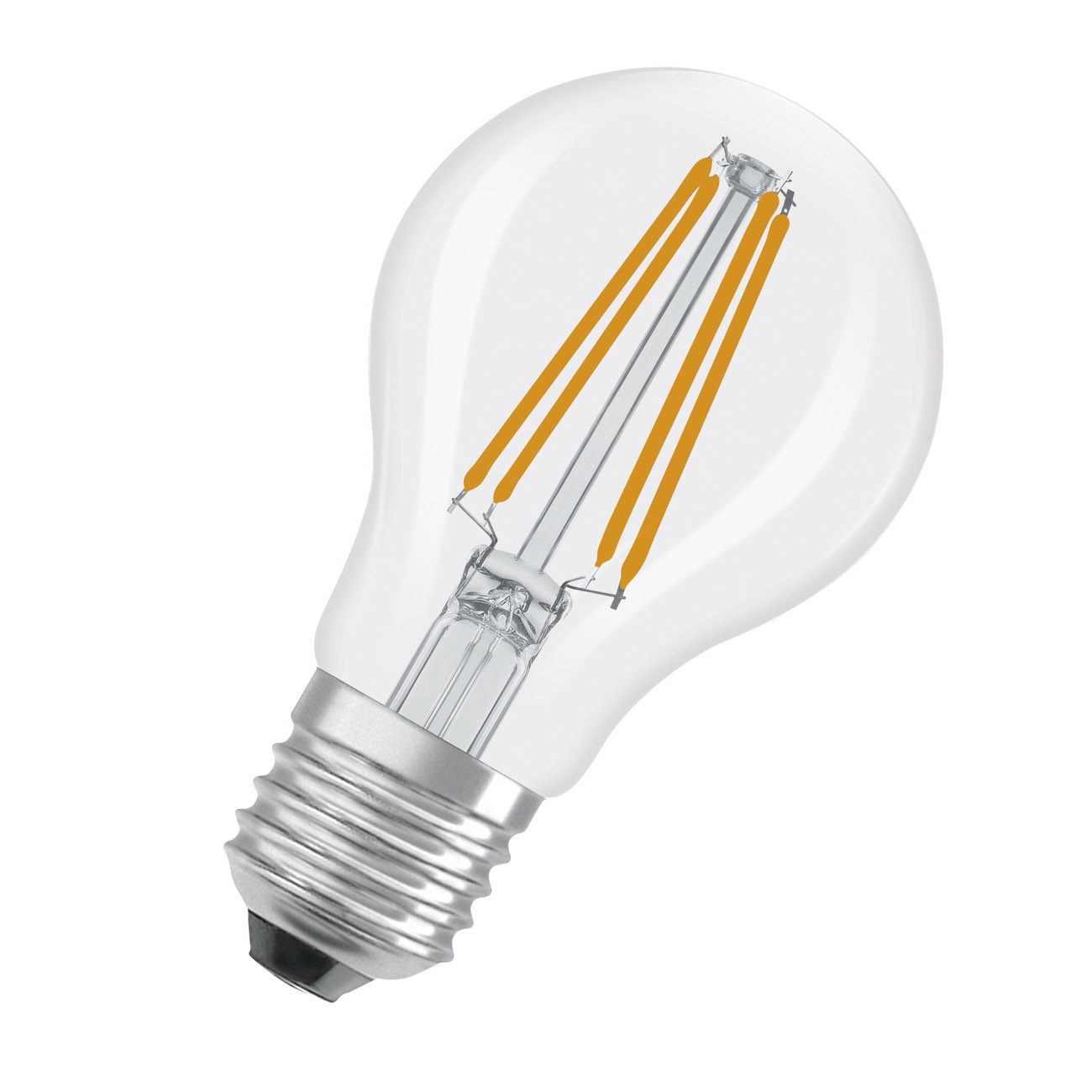 Osram Ampoule LED E27 Sphérique transparente 5 W - 1055 lm - Blanc chaud - Equivaut à 75 W
