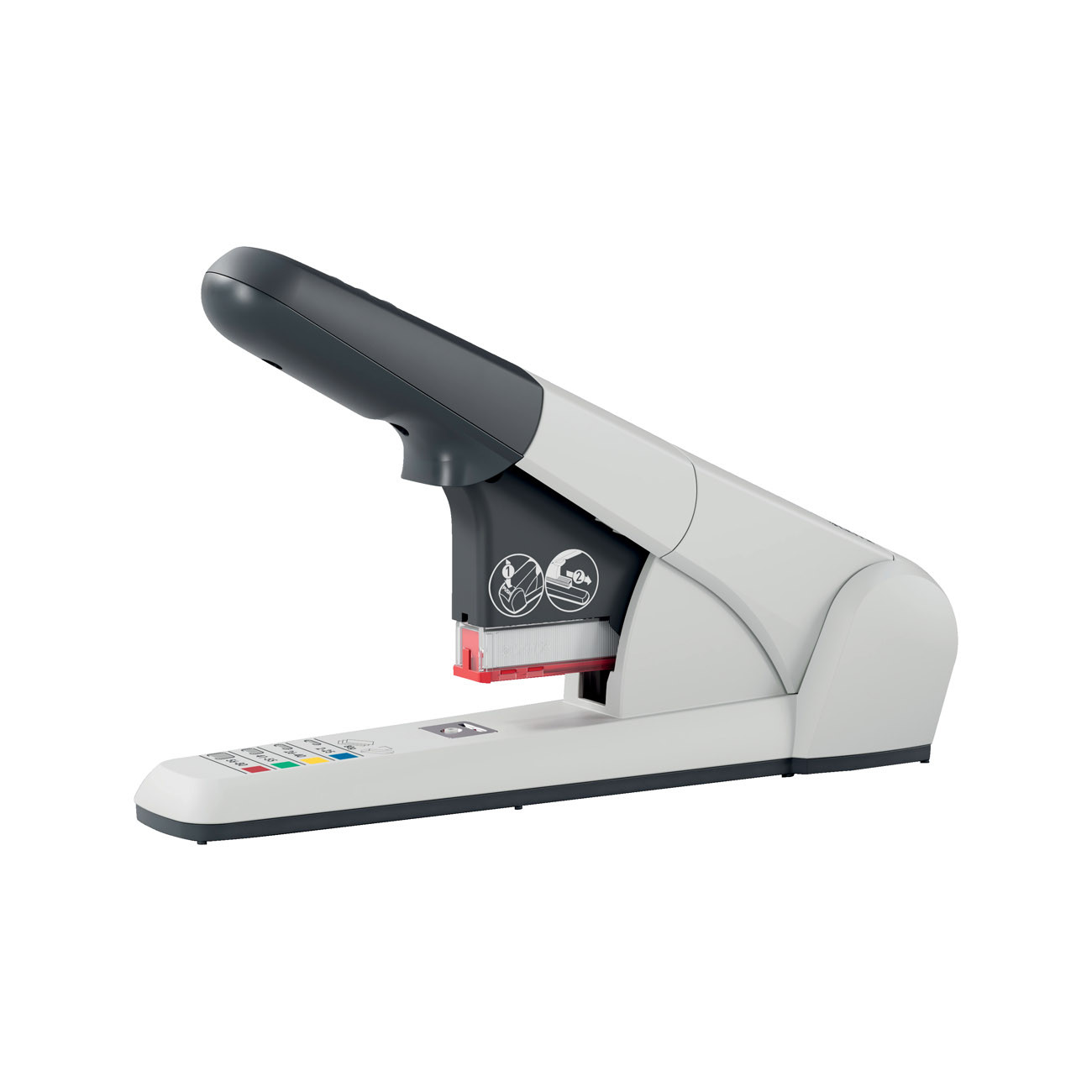 Leitz+Agrafeuse+de+bureau+utilisation+intensive+-+Agrafes+K6,+K8,+K10+et+K12+-+Capacite+80 feuilles+-+Argent