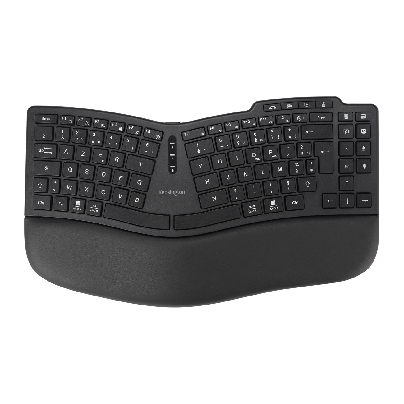 Kensington Clavier compact Pro Fit Ergo KB675 EQ sans fil bluetooth rechargeable - Noir