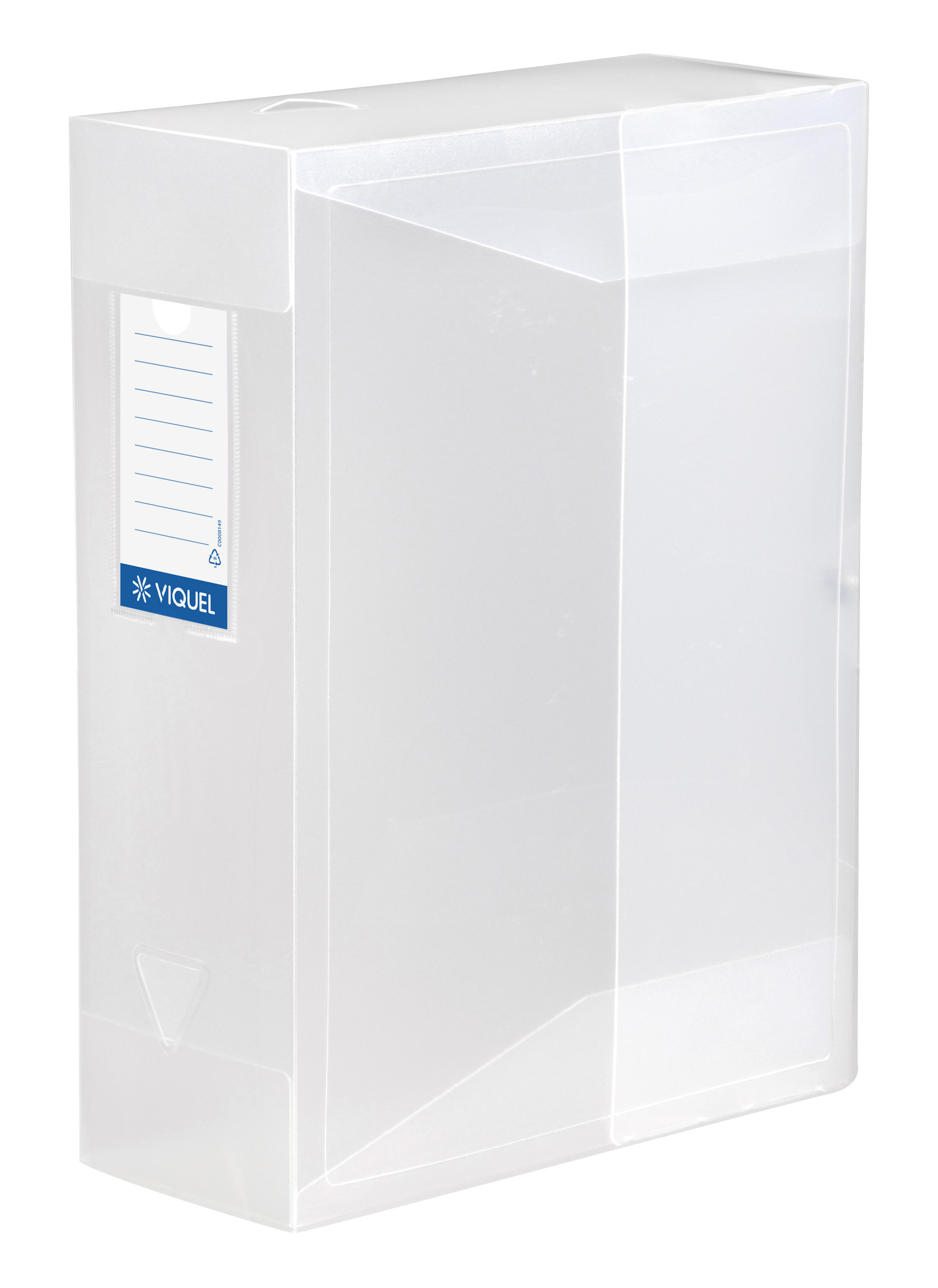 Viquel+Boite+de+classement+A4+Propyglass+en+polypropylene+-+Dos+10+cm+-+Incolore