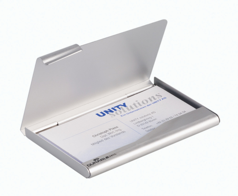 Durable Porte-cartes de visite - Argent