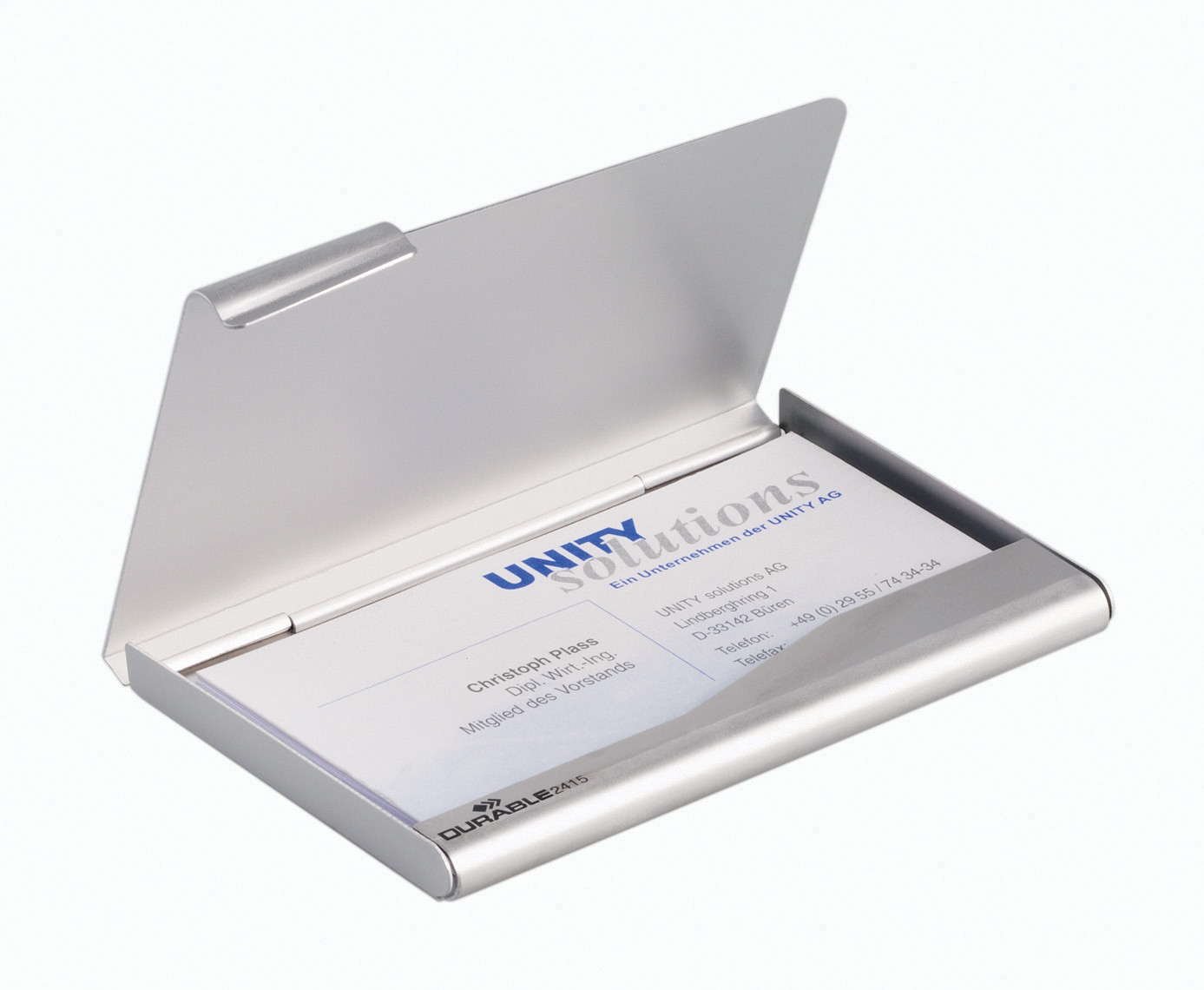 Durable Porte-cartes de visite - Argent