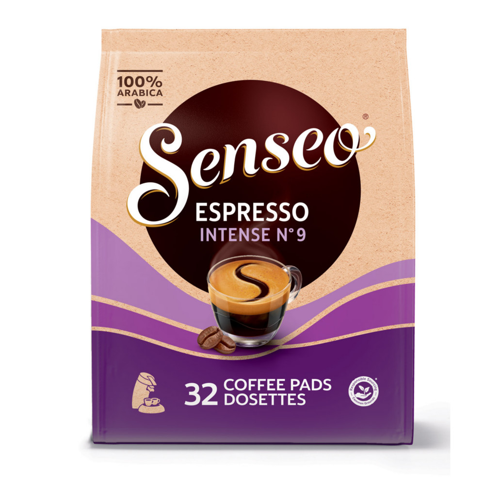 Senseo Caf Intense - Paquet de 32 dosettes souples